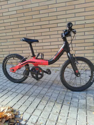 Bicicleta Orbea Grow 1 con ruedines para poner.