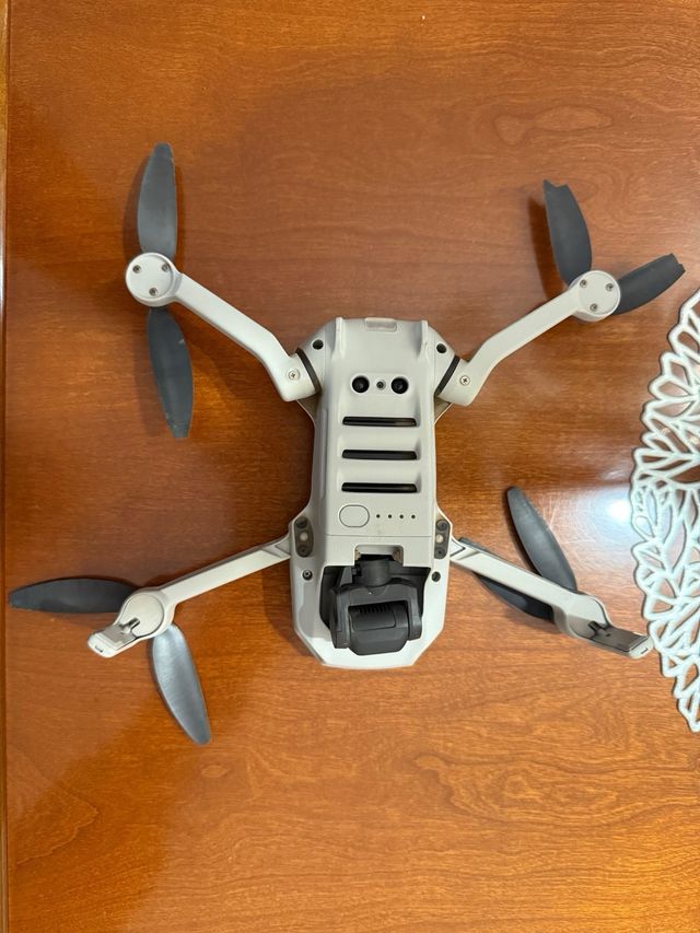 Dron DJI Mini + vuela y carga.