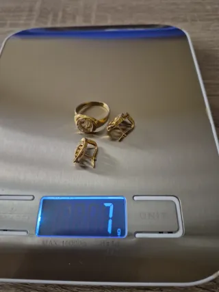 junto de Joyas Oro 18k 7 gramos 90 por gramo