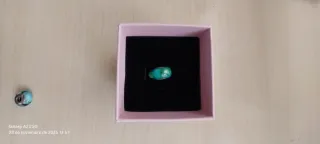 Charm Pandora Cristal Azul Claro