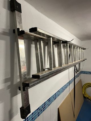 Escalera aluminio 8m. Oportunidad mudanza