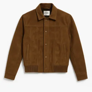 Cazadora Zara Marrón