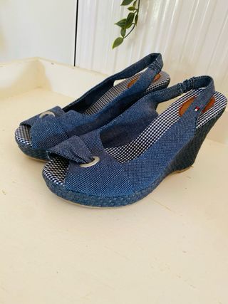 Sandalias Cuña Tommy Hilfiger Talla 39