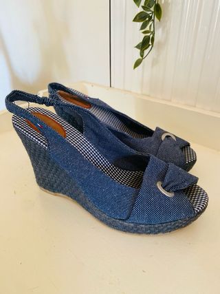Sandalias Cuña Tommy Hilfiger Talla 39