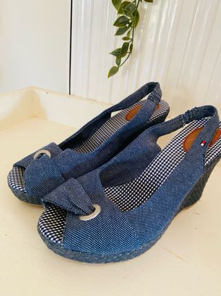 Sandalias Cuña Tommy Hilfiger Talla 39