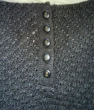 Vestido de punto azul marino de Sfera