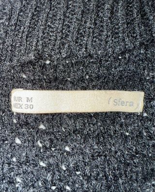 Vestido de punto azul marino de Sfera