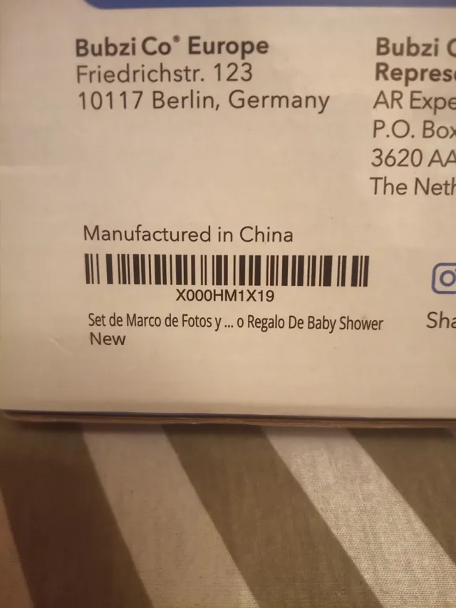 Kit Arcilla Huella Bebé Bubzi Co.