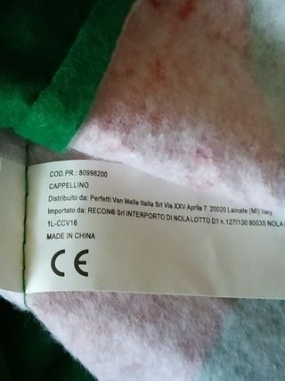 Cappellini elfo 2 pezzi nuovi