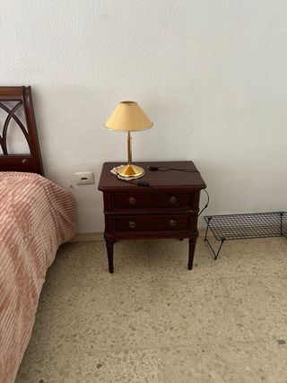 Muebles de madera de dormitorio de matrimonio