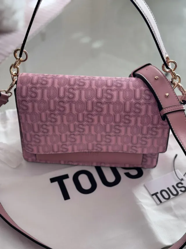 Bolso Bandolera Tous Mediano Rosa