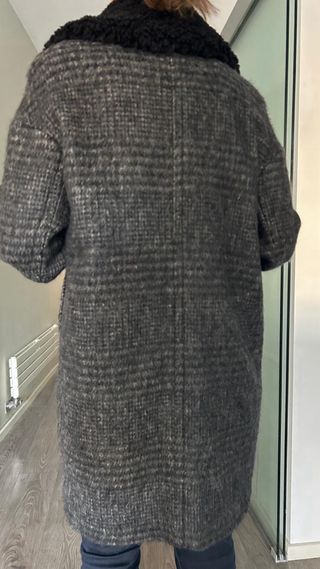 Abrigo lana IKKS multicolor mujer sin estrenar