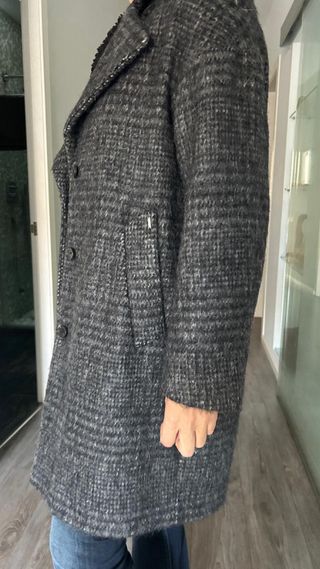 Abrigo lana IKKS multicolor mujer sin estrenar