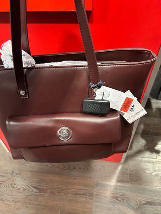 Bolso Tote Ralph Lauren Marrón