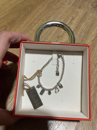 Pulsera Plata Uno de 50 Give me 5