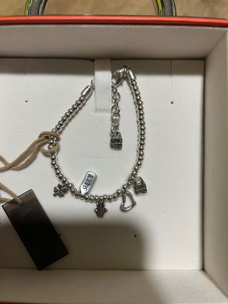 Pulsera Plata Uno de 50 Give me 5