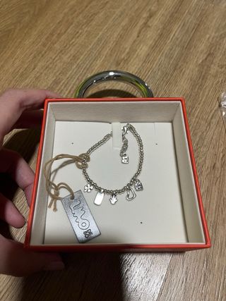 Pulsera Plata Uno de 50 Give me 5