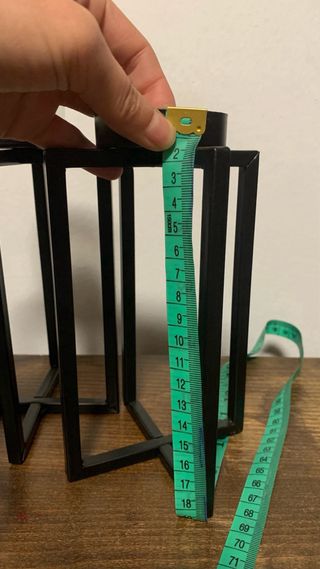 3 Candelabros Negros Metal y Cristal