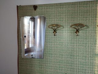 Appendiabiti e 2 poltroncine anni '40-'50