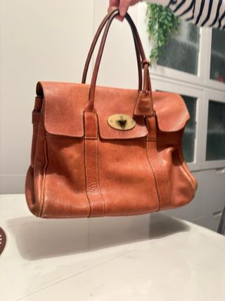 Bolso Mulberry Marrón Piel