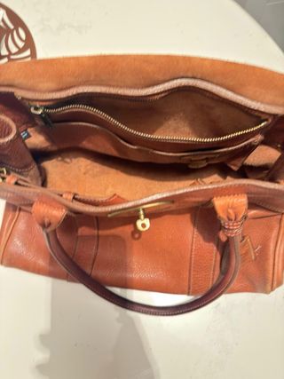Bolso Mulberry Marrón Piel