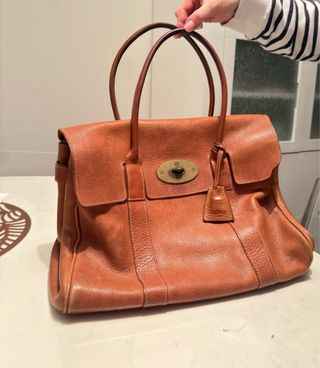 Bolso Mulberry Marrón Piel