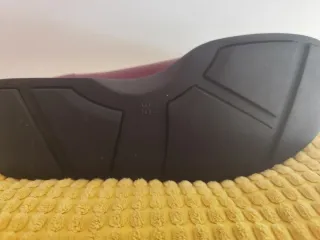 Zapatos Zara Piel Granate Talla 39 Nuevos