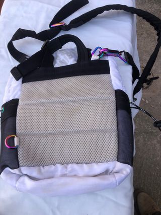 Bolso Bimba y Lola bandolera blanco multicolor