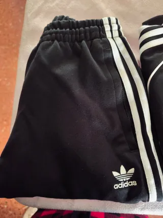 Chándal Adidas Negro y Blanco Talla M