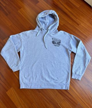 Felpa Moschino con cappuccio grigia taglia 48