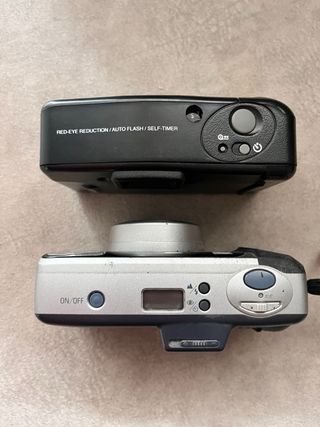 Fotocamere vintage Nikon e Olympus