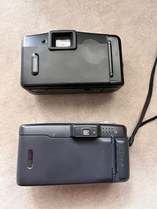 Fotocamere vintage Nikon e Olympus