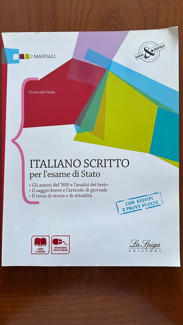 Italiano scritto per l'esame di stato. Per le S...