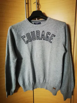 Jersey Springfield gris con COURAGE
