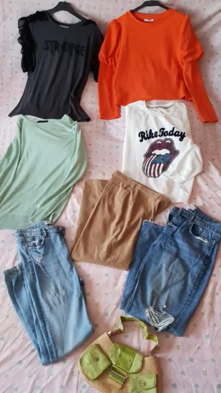 Lote Ropa seminueva Mujer Zara Talla L