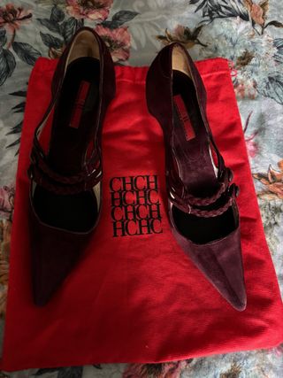 Zapatos Carolina Herrera Morados