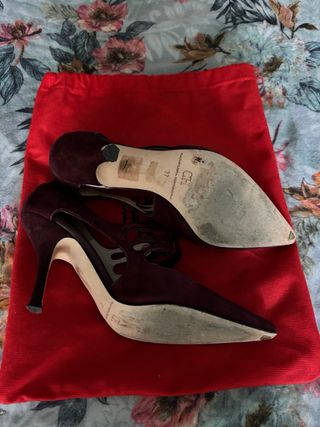 Zapatos Carolina Herrera Morados