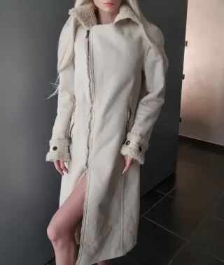 Giacca Gas shearling and canvas vintage