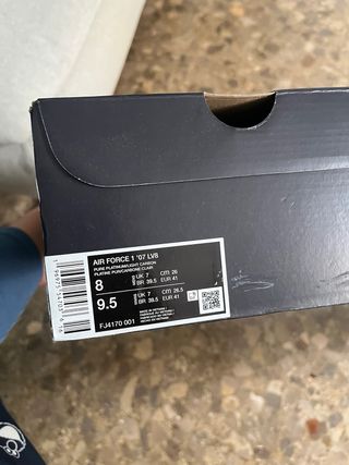 Nike Air Force 1 Grises Talla 41