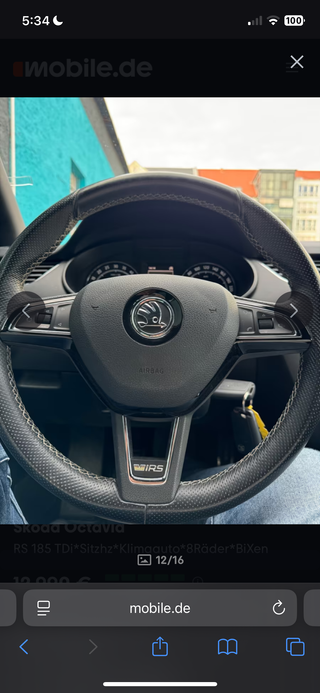 Skoda Octavia RS 2.0 TDI 184 cv