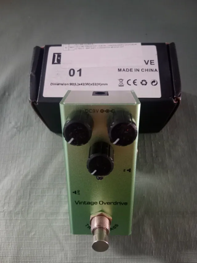 Pedal Vintage Overdrive Guitarra