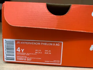 Botas Futbol Nike Jr Hypervenom Phelon II AG 36