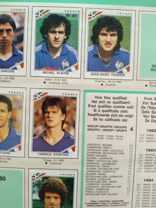 Álbum Cromos México 86 Panini