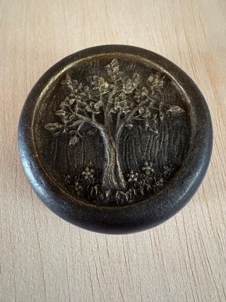 Jabón de regalo con lazo rojo