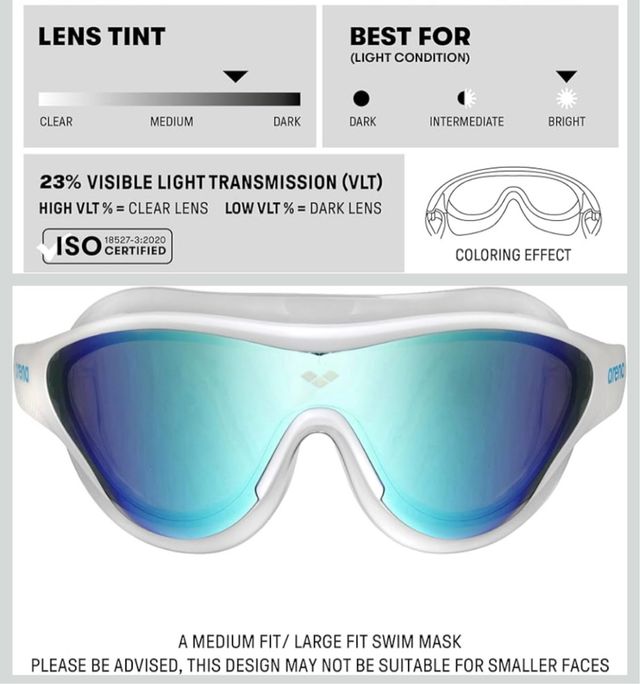 Gafas natación Arena The One Mask Mirror Adult