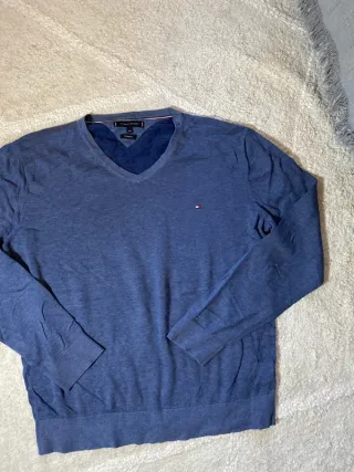 Jersey Tommy Hilfiger Azul V-Neck