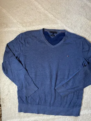 Jersey Tommy Hilfiger Azul V-Neck