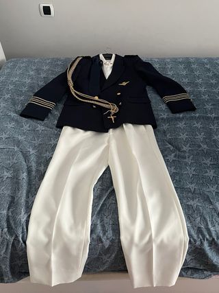 Traje de Almirante Azul Marino Comunión