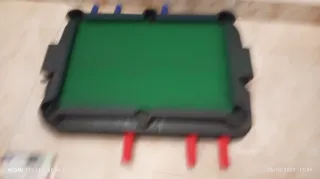 Futbolín de mesa World Cup Villar, bolos, 7 juegos