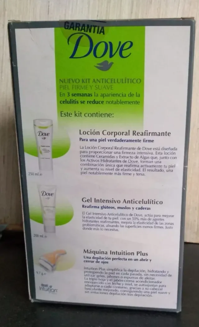 Pack Anticelulítico Dove Gel y Loción